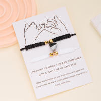 2 unids/set corazón romántico magnético atraer pareja para Mujeres Hombres moda cuerda trenzada pulsera a juego joyería de amistad - details 13