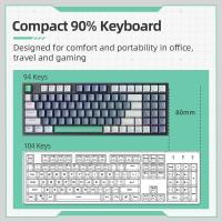 he K500 nical Gaming Wired Keyboard Hot Swappable 94 Keys RGB Light Windows - details 3