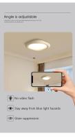 Lámpara de Techo para Dormitorio Moderna Minimalista LED Estilo Cremello de Resina - details 4