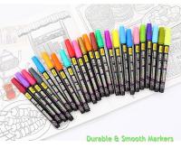 Rotuladores de contorno para dibujo artístico, juego de rotuladores curvos, Supersquiggles, 12/24 colores - details 11