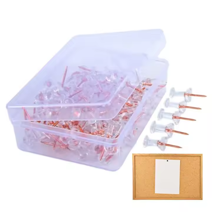Tacones Prensadores Coloridos 50pcs Ligeros para Oficina Escuela Ideal para Colgantes de Tapiz DIY Enthusiast - 1