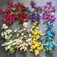 Bougainvillea Multicolor, flor Artificial, accesorios DIY, enredadera Floral realista, pétalos de seda, hojas verdes, flor falsa - details 11