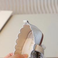 Zapatos de vestir para niñas, calzado de cuero con purpurina, diamantes de imitación, encaje, nudo de mariposa, Princesa, planos - details 20