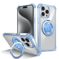 KEYSION-funda transparente para iPhone, carcasa con soporte de anillo magnético para iPhone 15 Pro Max, 15 Plus, 12, 13, 14 Pro Max - details 14