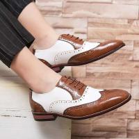 Venta Caliente Hard Wear zapatos de vestir de cuero de fondo suave Casual marrón para hombres 2025 productos Dropshipping - details 9
