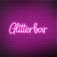 Gltter Bar LED letrero de neón alimentado por USB para dormitorio acogedor hombre cueva Snack Bar Hotel boda fiesta de cumpleaños hogar Bar fiestas clubes bar - details 2
