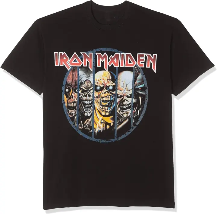 Iron Maiden-Camiseta de manga corta para hombre, camisa con estampado de Eddie Evolution, imte02mb - 1