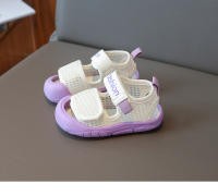Sandalias De Verano Para Bebés Niños Y Niñas Primera Caminata Suaves Transpirables Tallas 1-3 Años Color Beige Azul Morado - details 6
