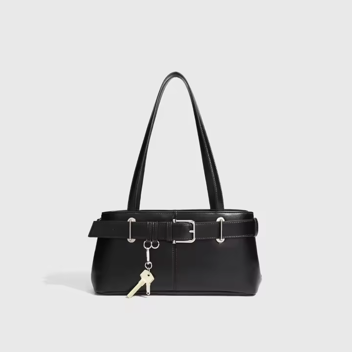 Bolso de hombro para las axilas Bolso de locomotora con bloqueo de cinturón retro Bolso de viaje de moda - 1