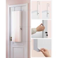 Armario de Joyería de Pared con Luces LED Organizador de Almacenamiento con Espejo sin Marco y Integrado 2 Cajones, Bloqueable, Blanco JJC013W01 - details 3