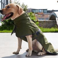 Ropa impermeable para perros grandes, chaleco grueso ajustable para perros, chaqueta con diseño de tira reflectante, abrigo para perros - details 4
