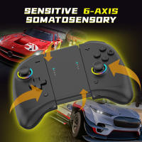 Joy-pad inalámbrico con luces RGB de 8 colores para Switch/Lite/OLED, con programable/Turbo y vibración - details 1