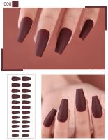 Puntas de Uñas Falsas KADS 24PCS Pintadas Material ABS Profesional Ideal para Diseño de Uñas y Extensión Fácil - details 9