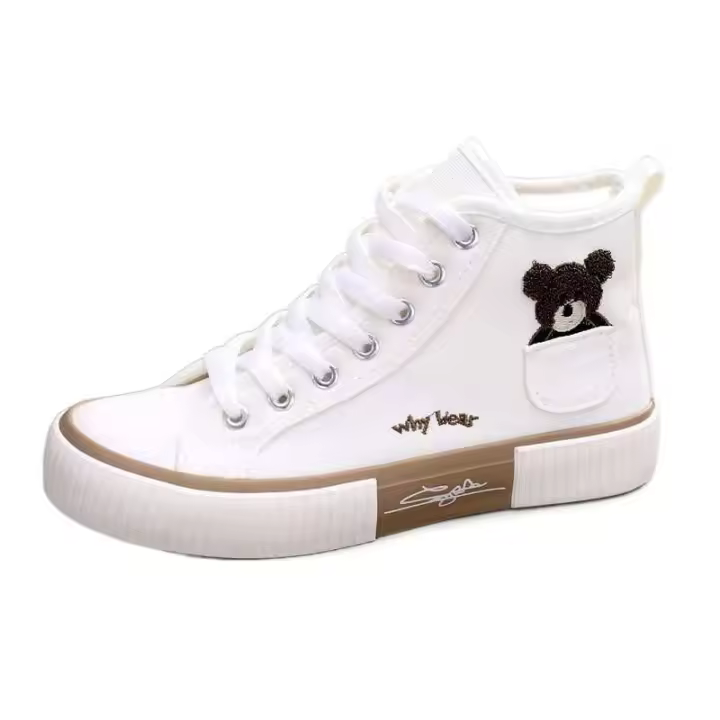 Zapatos planos deportivos multifuncionales con cordones de lona para mujer, tela antideslizante, zapatos para correr ligeros - 1