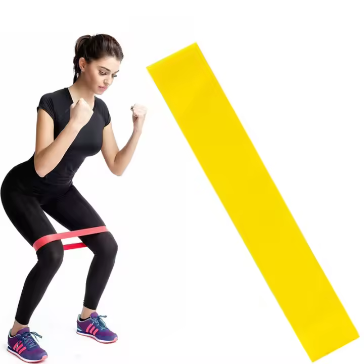 Bandas de resistencia deportivas para Yoga, varios colores, equipo de gimnasio, TPE, bandas elásticas para Fitness en casa, entrenamiento de fuerza para Pilates - 1