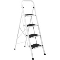 peldaños con Estructura de Acero |   Taburete Multifuncional con Superficie Antideslizante y Base Estable |   Ligera, portátil y Segura para hogar, Oficina y tareas domésticas - details 0