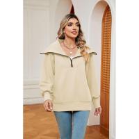 Sudadera con capucha de mujer de manga larga de moda de invierno con - details 25