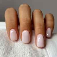 24 uñas postizas cuadradas de color morado francés blanco puro, juego completo, puntas de uñas removibles, venta al por mayor - details 6