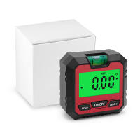 Caja de nivel Digital de precisión, inclinómetro, goniómetros electrónicos, 360 ° grados, Base magnética, transportador, buscador de ángulo, caja cónica, 40% de descuento - details 3
