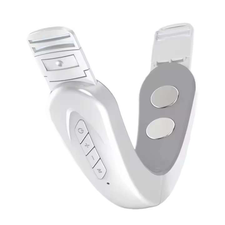 Dispositivo de adelgazamiento facial eléctrico para el hogar, instrumento de adelgazamiento facial en forma de V, eliminación y modelado de mentón Dual - 1