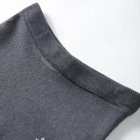 Conjuntos de punto de diamantes OUWU, suéter de cuello redondo y falda plisada para mujer, ropa interior de moda de 3 piezas - details 9