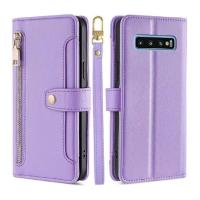 Funda de teléfono de cuero magnética multifuncional para Galaxy S10, funda protectora con cremallera, 4G, de moda - details 13