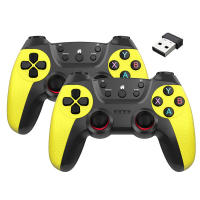 BLUEKAKA Juego de 2 mandos inalámbricos para PC, Joystick de mano para TV, ordenador, Android, mando a distancia con adaptador adicional - details 4