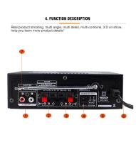 Amplificadores de Audio Digitales para el Hogar 300W+300W Estéreo de HIFI con 2 Canales BT-298A para Reproducción de Alta Calidad - details 6