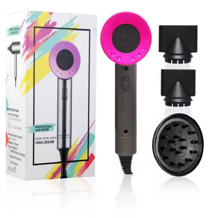 SSITO secador de pelo profesional con difusor, acondicionado iónico, potente, de 2000W - 1