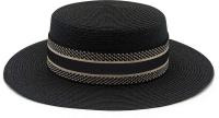 Tendencia moda verano plano ancho tejido para mujeres vacaciones playa protector solar cinta superior señoras sombrero de paja - details 5