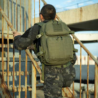 Mochila de senderismo al aire libre para hombre, bolsa táctica del ejército de camuflaje para acampar, mochilas de viaje deportivas multifuncionales de gran capacidad - details 2