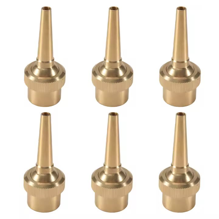 Cabezal de boquilla de fuente de 6 uds G1/2 DN15 cabezal de rociador de agua de chorro de dirección ajustable para parque de atracciones de estanque de jardín - 1