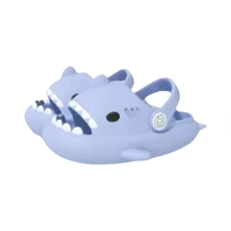 Gran oferta de zapatos con tira de tiburón para niños y niñas, lindas sandalias antideslizantes con diseños animados para niños. - 1