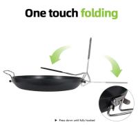Utensilios de cocina antiadherentes, palas plegables, cucharas, ollas recubiertas resistentes a los arañazos, picnics de senderismo para acampar al aire libre - details 5