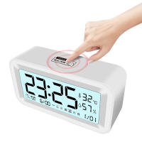 Despertador Digital LED con retroiluminación, despertador electrónico multifunción de escritorio, calendario de tiempo de datos, reloj de mesa - details 8