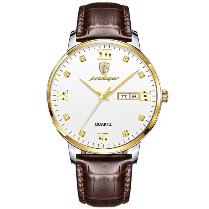 Reloj de hombre luminoso impermeable de marca suiza reloj de cuarzo ultrafino - 1