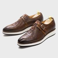 2024 zapatos de cuero italianos del vestido del negocio de los hombres del estilo de la moda de la hebilla del nuevo producto Oxford - details 14