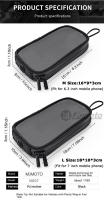 MJMOTO-bolsas para teléfono de navegación con tanque de combustible para motocicleta, bolsas impermeables para tanque de aceite de Motocross, bolsa para teléfono con pantalla táctil y imán fuerte de 7 Uds. - details 1