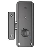 Cerradura inteligente con tarjeta IC para puerta de madera, cerrojo electrónico con Bluetooth, sin taladro, instalación oculta en interiores, aplicación Tuya - details 0