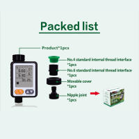 Temporizador de riego de jardín resistente al agua programa múltiple controlador de riego automático operado por batería Sensor de lluvia pantalla grande - details 8