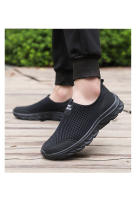 Zapatos informales de malla de aire para hombre, zapatillas ligeras transpirables sin cordones, mocasines cómodos, moda de verano - details 21