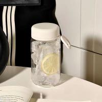 Taza de plástico transparente de 450ml, cuerda de elevación, botellas de agua y leche a prueba de fugas, botella de agua potable portátil a prueba de polvo, té de burbujas - details 7