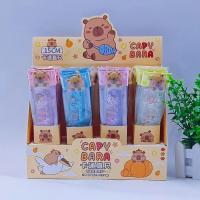 4 unids/lote Capybara 15cm regla recta de plástico transparente marcapáginas creativo de dibujos animados lindo estudiantes papelería regalo del Día de los niños - details 8
