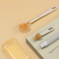 Kit de cepillo para biberones con mango largo, cepillo limpiador de biberones multiusos con rotación de 360 grados, con caja, limpiador de botellas de agua - details 7