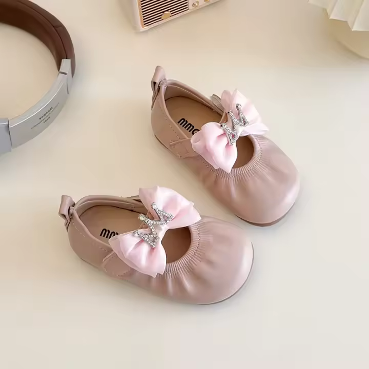 Zapatos formales antideslizantes de cuero para niña, multifuncionales, suela suave, estilo coreano, primavera, 2025 - 1