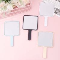 Espejo de maquillaje de mano, espejo de tocador cuadrado con mango, espejo de mano, espejos compactos para salón de SPA, espejo cosmético para mujer - details 4