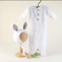 Conjunto de Bebé Recién Nacido Falda y Gorro de Punto con Dinosaurio de Crochet - details 7