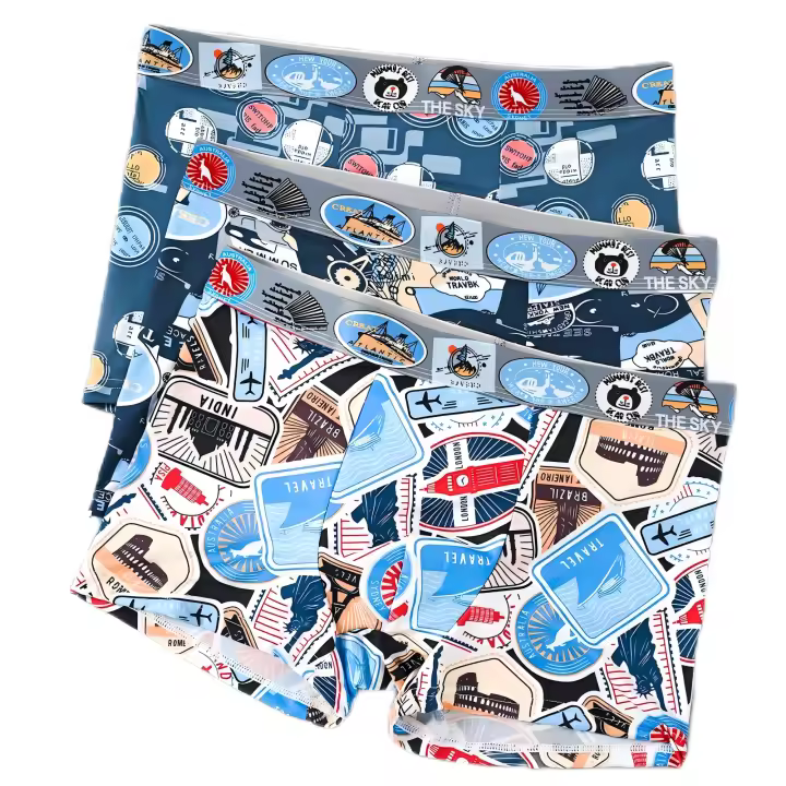 Pack de 3 calzoncillos bóxer para hombre con estampado Pop El material suave y el diseño elegante proporcionan comodidad a diario - 1