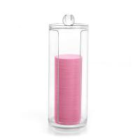 Caja de Almacenamiento Organizador de Baño para hisopos de algodón Cosméticos Joyería Maquillaje Eliminador de Maquillaje con Tapa de Bambú - details 10