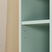 Auxiliares para Salón Mesilla de Noche Estrecha para Dormitorio con 1 Cajón y 1 Compartimento Abierto Blanco y Madera 20 x 35 x 60 cm FBT111-WNx2 ES - details 35